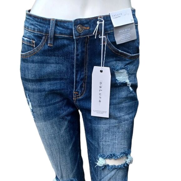 541727......Nature Deconstructed Skinny Jeans Size 13/30, 10"Rise - Picture 1 of 6